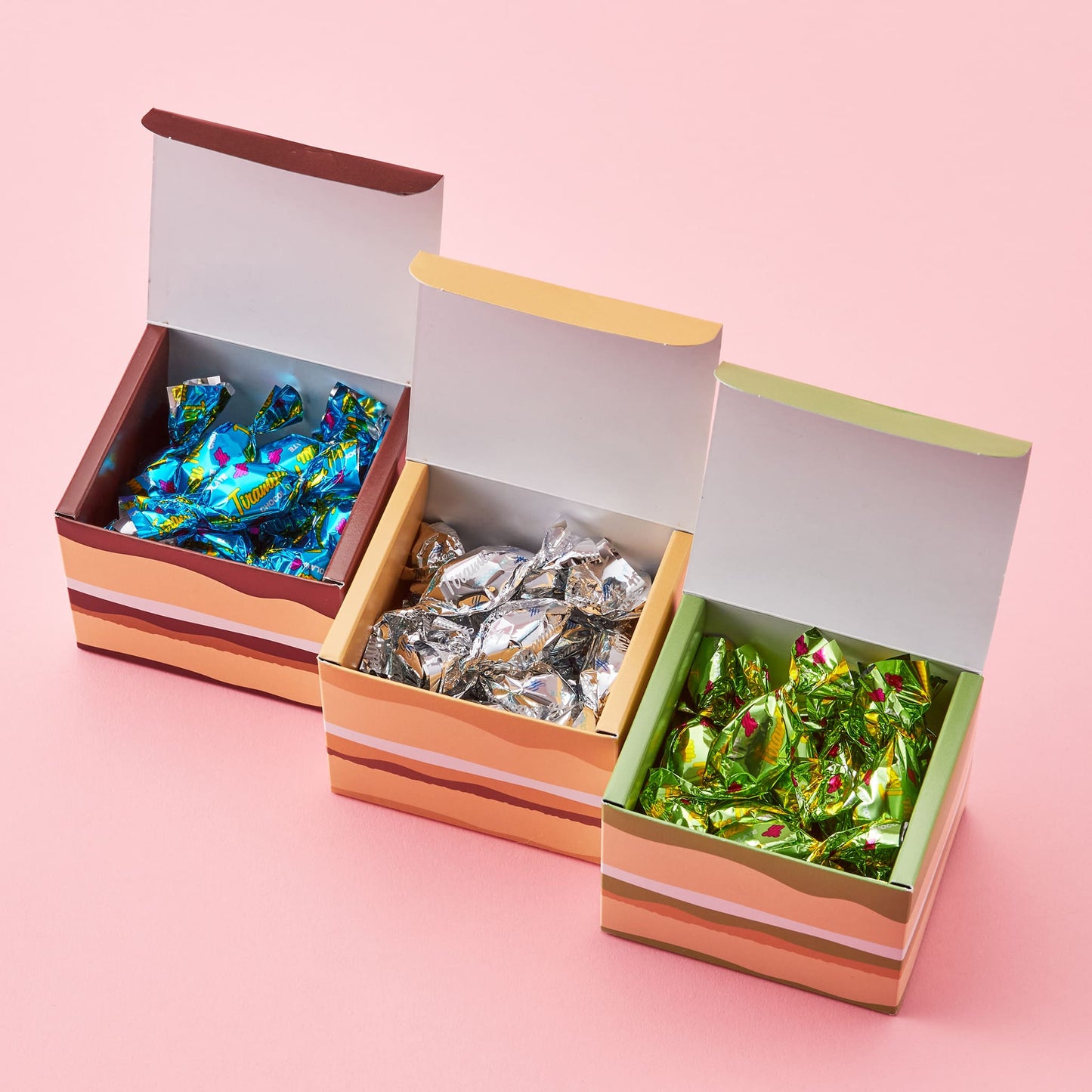 さくらパンダ ティラミスチョコ 3フレーバーセット(ココア・抹茶・ホワイト)大紙袋付