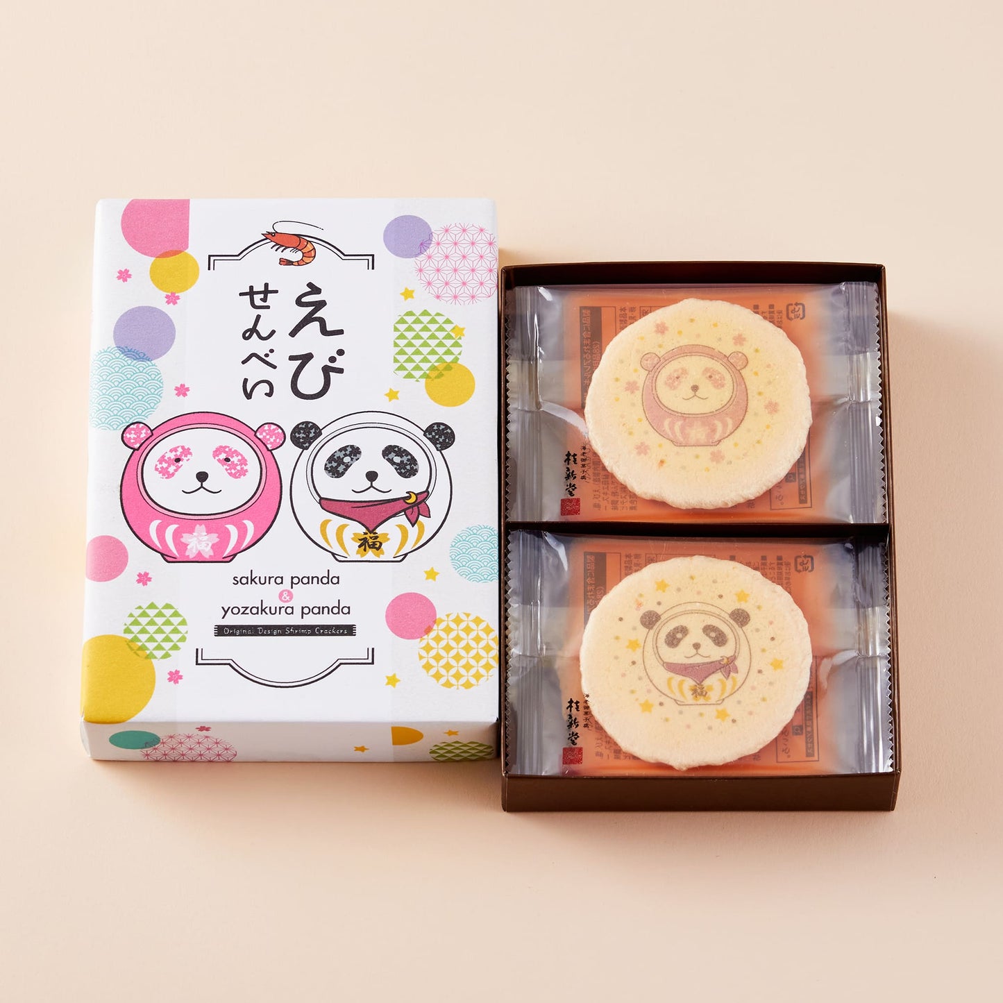 さくらパンダ えびせんべい(6枚入)