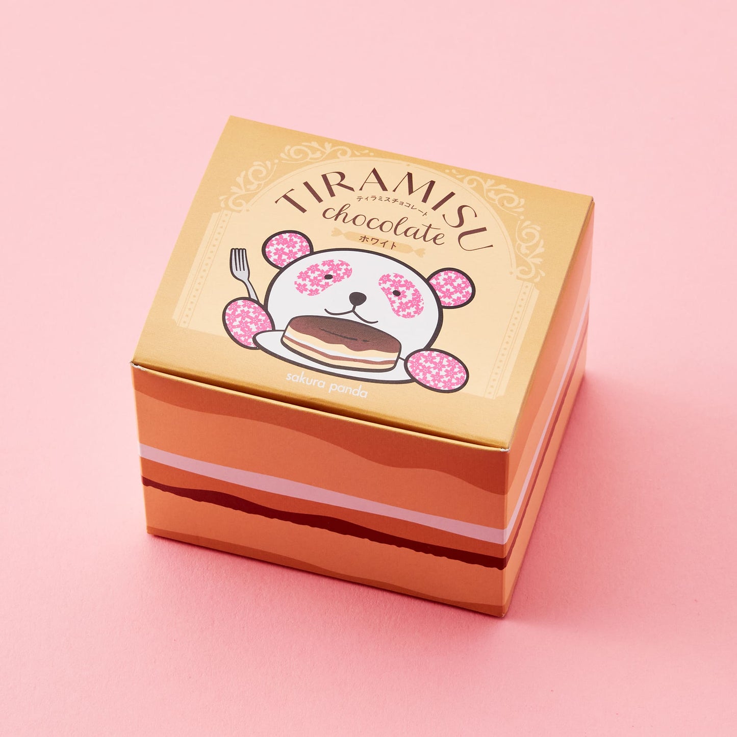さくらパンダ ティラミスチョコ（ホワイト ）小紙袋付
